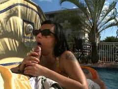 Amateur, Sexo duro, Interracial, Piscina