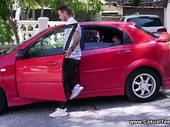 Monica A - Teen sex after street accident