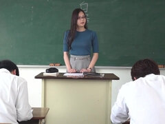 Nana, Dingue, Fétiche, Japonaise, Chatte, Professeur, Adolescente, Nénés