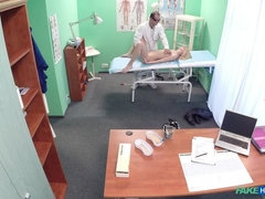 Amateur, Blonde, Sucer une bite, Doigter, Infirmière, Bureau, Maigrichonne, Uniforme