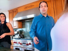 Blond, Pijpbeurt, Dochter, Handbeurt, Geschoren, Mager, Tiener, Tieten likken