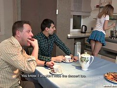 Sell Your GF - Sex dessert on a kitchen table