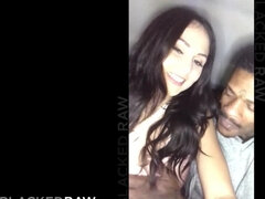 Grosse bite, Noire, Sucer une bite, Gorge profonde, Hôtel, Interracial, Fille latino, Épouse