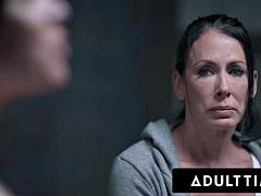 ADULT TIME - Sex Addict Little Puck FISTED  DOUBLE PENETRATED DURING ROUGH DVP GANGBANG