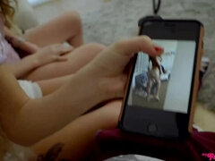 Blond, Pijpbeurt, Gezin, Handbeurt, Likken, Orgasme, Kut duiken, Zusters