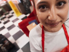 Milf, Pov, Titten, Toilette