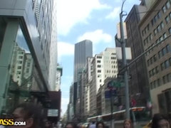 Amateur porn vacation in New York: Day 1 - Morning sex at hotel and shopping