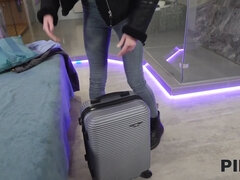 Blasen, Nahaufnahme, Besamung, Tschechisch, Europäisch, Hotel, Muschi, Eng