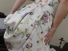 Gorda, Británico, Ama de casa, Mucama, Masturbación, Afeitado, Solo, Juguetes