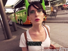 18 jaar, Enthousiasteling, Duits, Brillen, Gezichtspunt, Openbaar, Student, Tiener