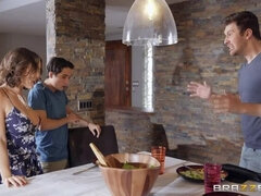 茶髪の, 浮気者, エロ熟女, バック, 開帳, なめる, 母, オッパイの