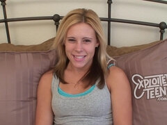 Sensual blond hair lady 18 yr old amateurs blowing and fucks on video