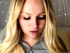 Blonde bombshell lactating for your pleasure