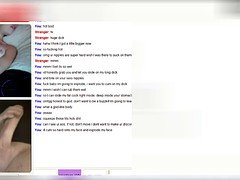 Hot babe on Omegle rubbing her wet pussy under her panties