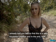 Cute Blond Hair Lady Banged In The Forest 1 - Public Agent