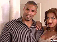 Anaal, Sperma shot, Hakken, Ondergoed, Rijden, Anaal likken, Shemale, Trio