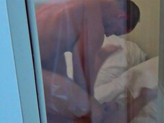 Destiny Blonde having sex with her boyfriend in their bedroom