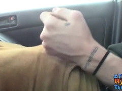 HETERO NUDE THUGS - Gay-For-Pay thug Sean Johansen wanks outdoor and jizzes