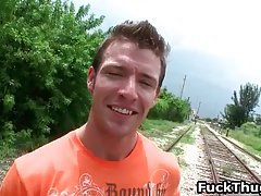 Ghetto gay dude blowing cock