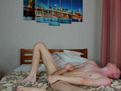 Jizm A Plenty of On His Stomach And Tell Him To Gobble It All Off!