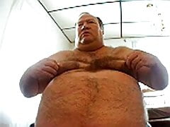 superchubby daddy has fun in front of webcam