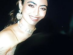 Cute Rashmika Mandanna Cum Tribute Facial