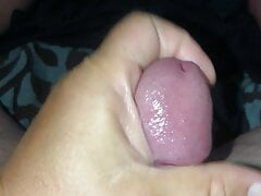 up close chubby cock cum