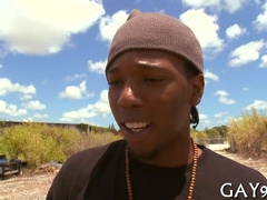 Black Homo Porks White Acquaintance