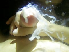 Young Boy is Cumming Underwater