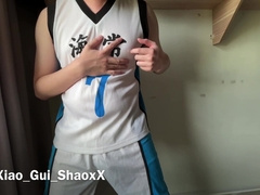 Kise Ryouta (kuroko No Basuke) Cosplay Masturbation Loud Moaning+nipple Play
