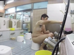 Chubby Japanese Daddy in Sentou 01