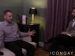 Gay hunk Hans Berlin in passionate interracial ass pounding