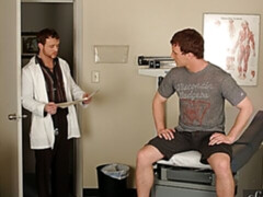 Doctor Nash Lawler cures Cameron Adams' hard-on