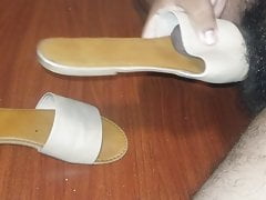 Fuck and cum on   sisters flat sandals