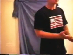 Awkward 21 yr old military guy try out