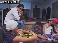 Brazilian boys have wild sex after party with friends blowjobs lick ass and eat cum