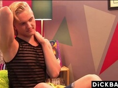 Fat dick, hairy man, anal masturbation