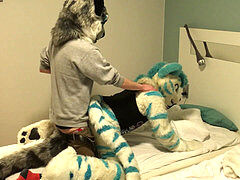 Gay furry cosplay, cosplay furry, anal sex