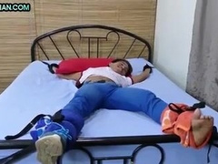 DADDYS ASIANS - Ticklish Chinese youngster poked in delicate DOMINATION & SUBMISSION by white gaydaddy