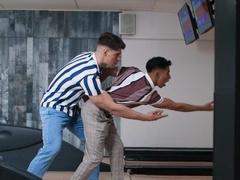 Folks: Bowling Alley Fuckdown: Malik Delgaty & Angel Santana
