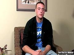 Ex-military guy works over his boner for the camera