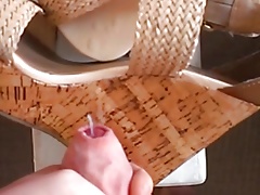 slow mo steve madden wedges cum