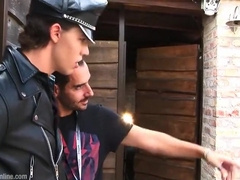 Kris Evans - Leather Nude Photo Shoot