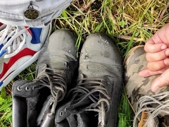 Sneakers cumshot, gay uncut cock piss, piss and cum