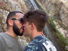 LetThemWatch SUPER-FUCKING-HOT Youngster Pulverized PUBLIC WATERFALL Juven without a condom