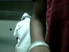 Public Handjob in a Restroom by Bigcockflasher