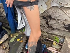 A Stranger Fucks A Guy In The Forest Bareback And Cums With Of Sperm In His Hole - 391