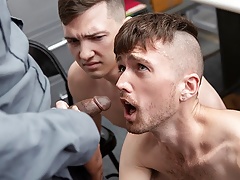 Two Straight Twink Brothers Caught Sex Acts In Dressing Room