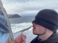 Hetero but Nosey Stranger Shoots Jism in my Gullet on Public Hiking Trail