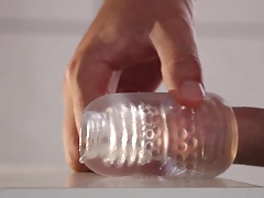 Transparent Fleshlight Cock Milking